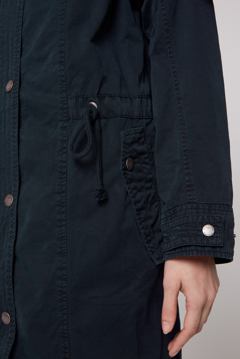 Parka mit Kapuze und Rücken-Artwork