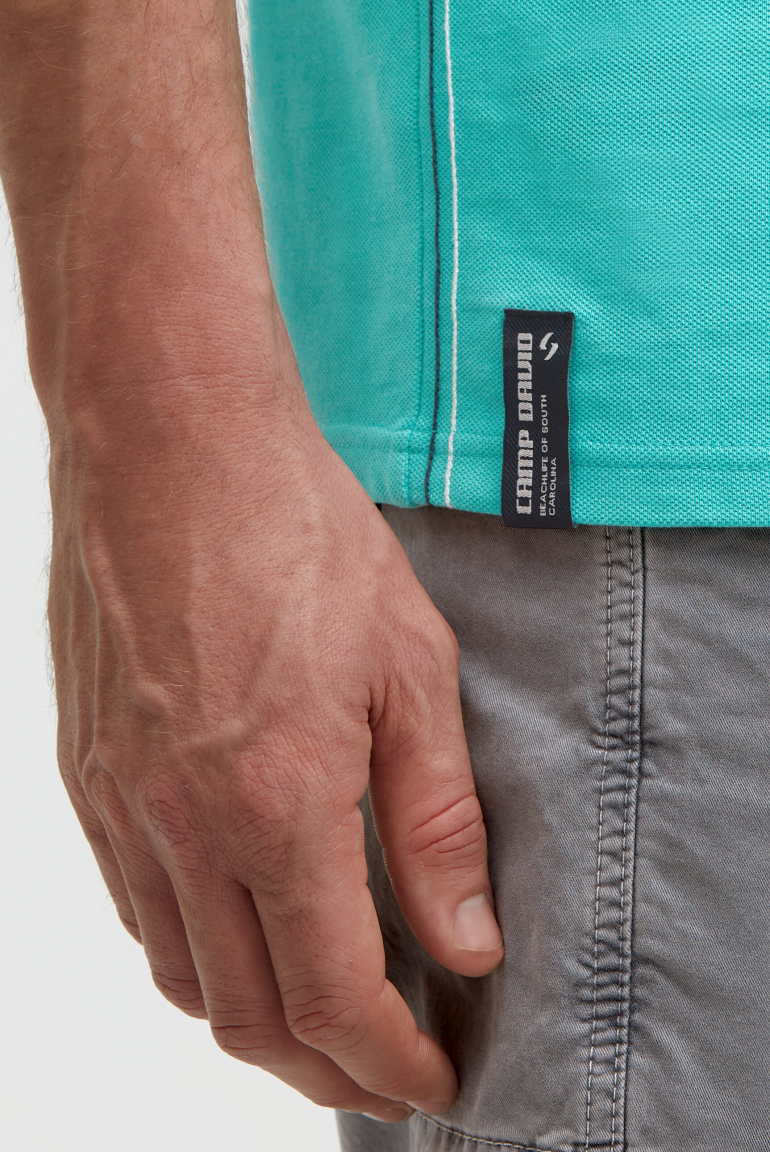 Pikee-Polo Kurzarm mit Rubber Prints