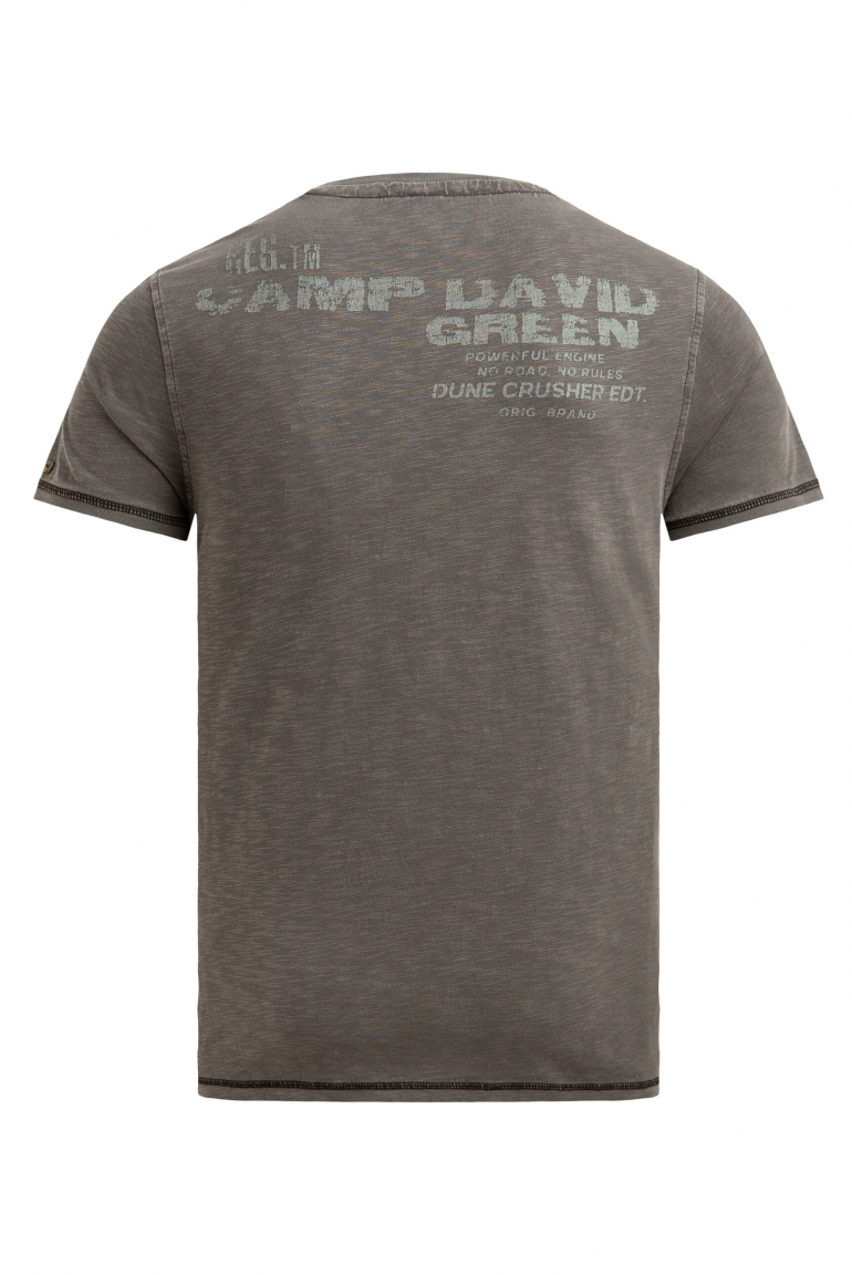 T-Shirt mit Tapes und Rücken-Print