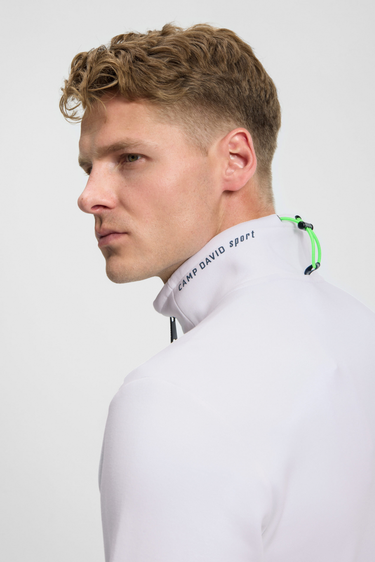 Trainingsjacke aus Interlock mit Logo Artworks