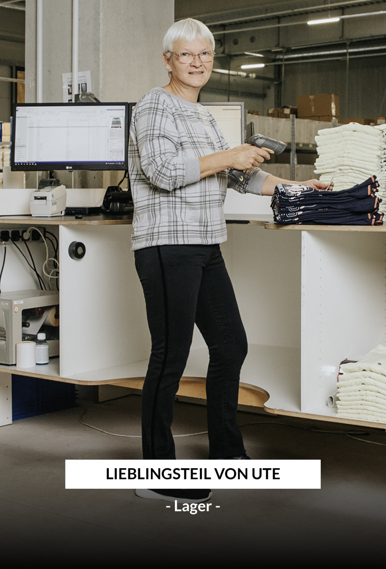 Jeans RO:MY mit Samttape an den Seiten